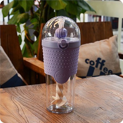 500ML Kids Plastic Water bottles Protein Shaker Blender Bottles with straw BPA Free Portable Sport My Water bottles