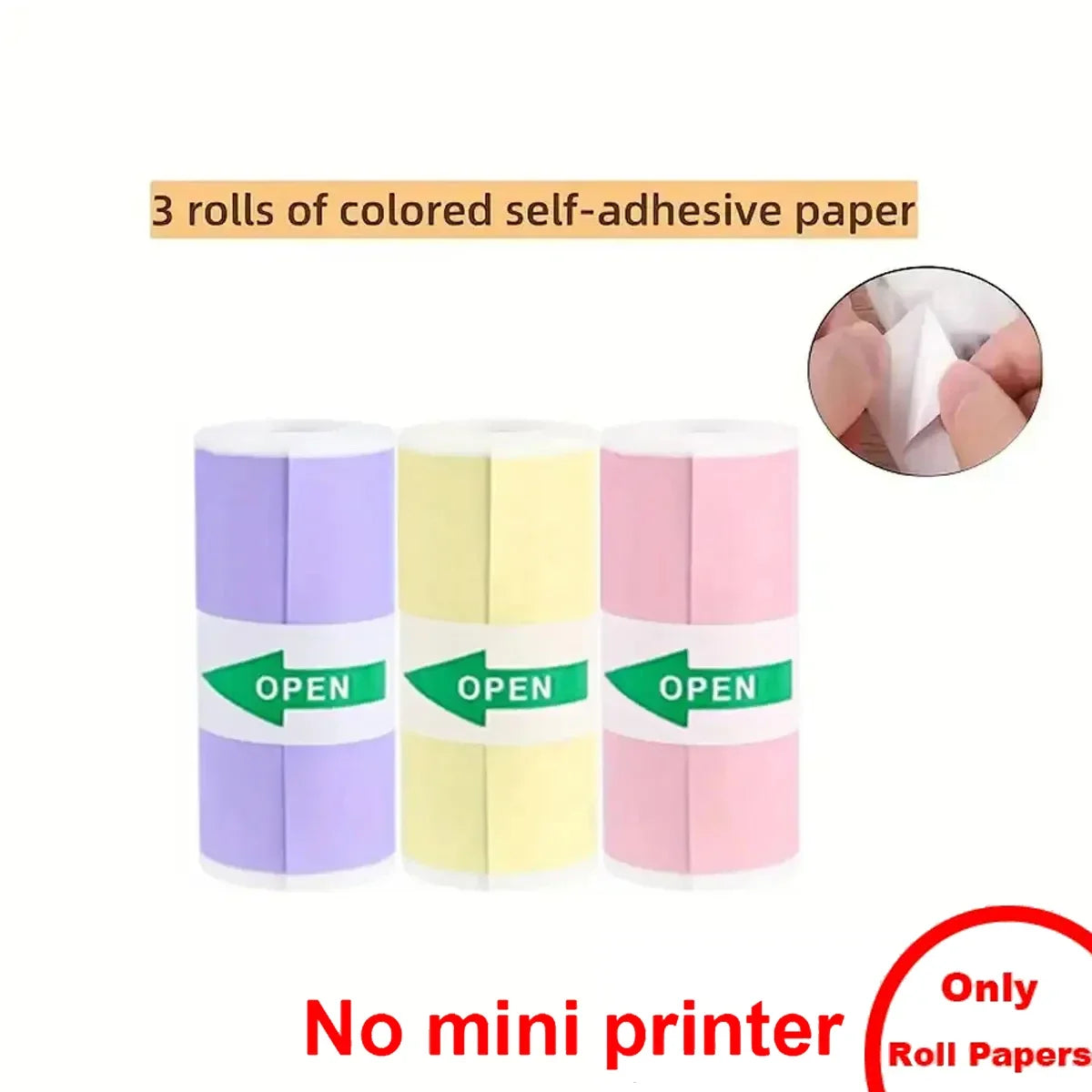 Mini thermal printer portable wireless printer with bluetooth compatible with android and ios