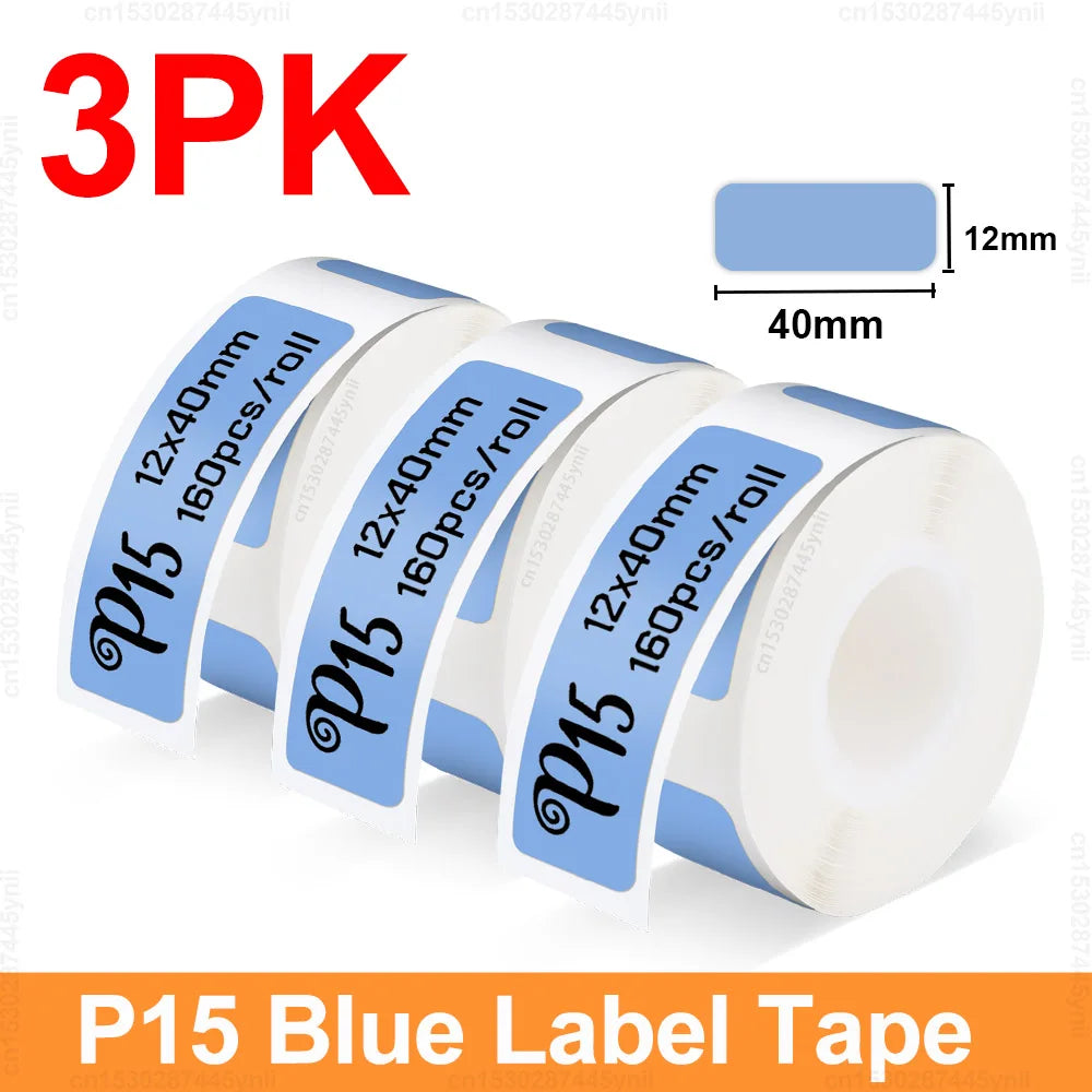 P15 Label Maker Mini Portable Thermal Label Printer Similar as D11 D110 D101 Marklife P15 Label Machine DIY P15 Label Sticker