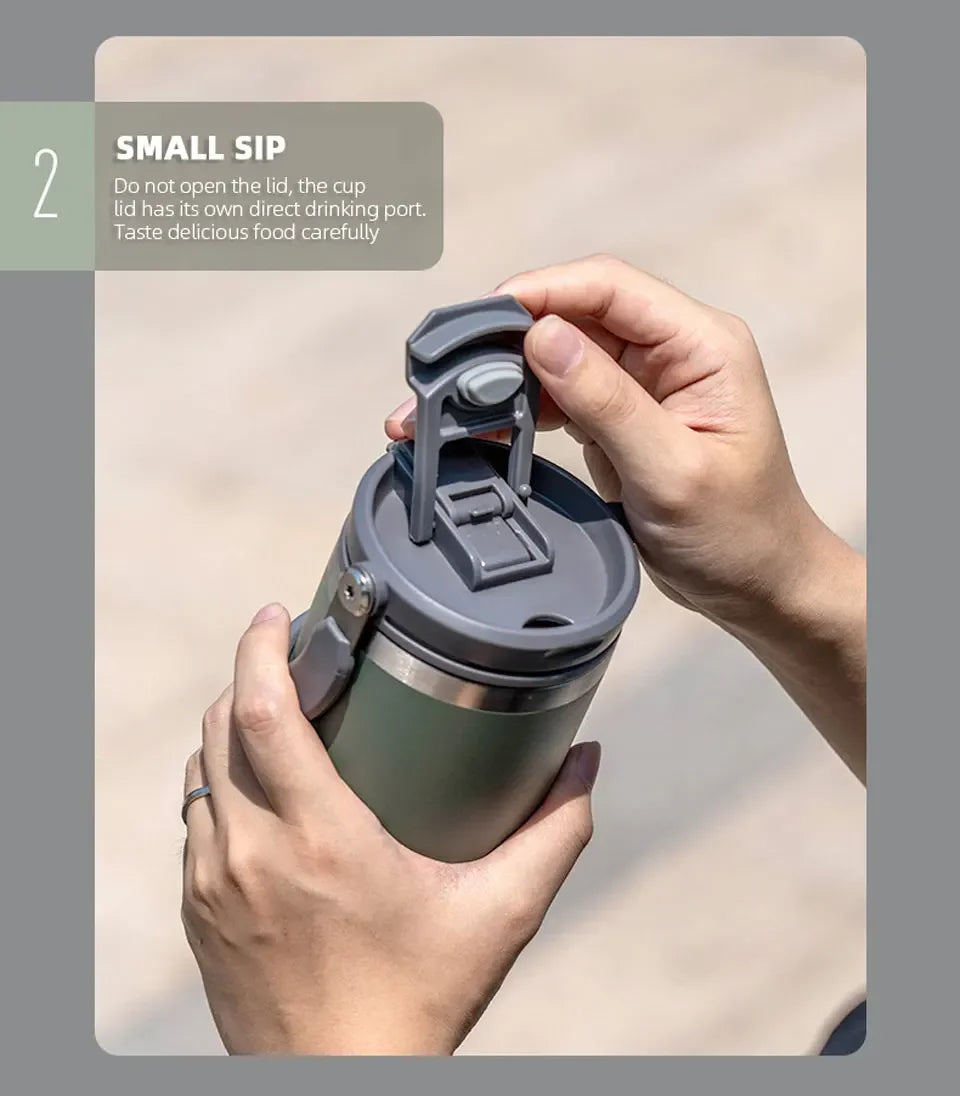 900ML Tyeso Stainless Steel Coffee Cup Cold And Hot Double-layer Insulated Cup Tumbler Thermo Water Bottle Car Travel Mug