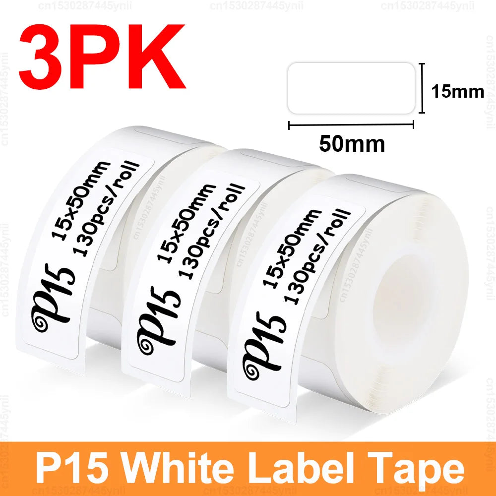 P15 Label Maker Mini Portable Thermal Label Printer Similar as D11 D110 D101 Marklife P15 Label Machine DIY P15 Label Sticker